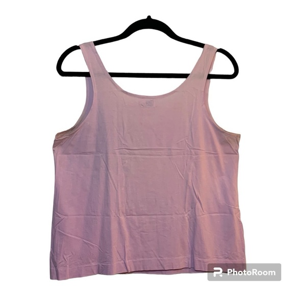 🌺 Vintage Hawaii! 1980's Sansei Lavender and Teal Tanktop, Size L 🌴 - Picture 2 of 11